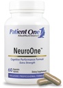 Paciente Um NeuroOne Suplemento para Apoiar Memória, Cognição, Humor e Foco* , com Citicolina, Acetil-L-Carnitina, Gingko e Mais 60 Cápsulas