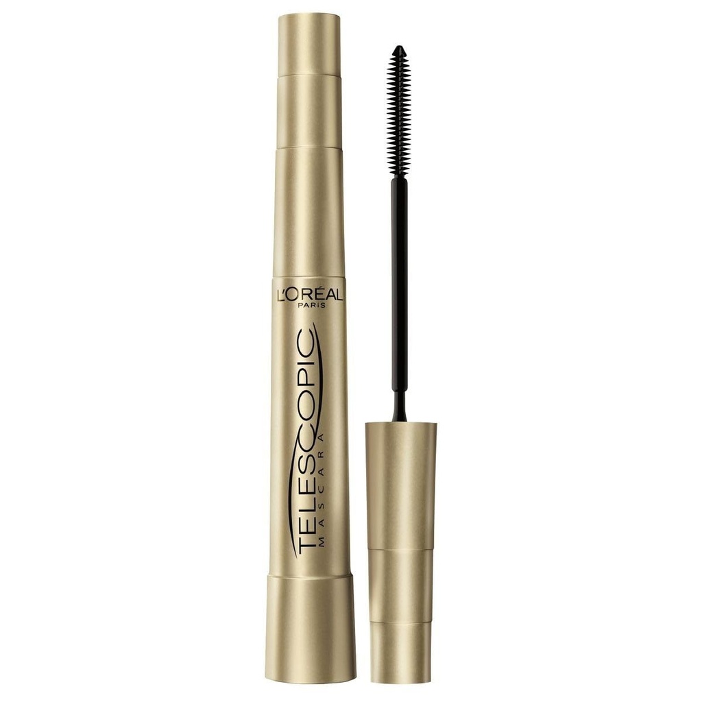 2 x L'Oreal Paris Telescopic alta precisão flexível 8ml Máscara - Preto