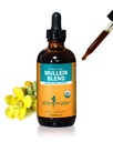 Herb Pharm certificado Mullein mistura extrato líquido para suporte do sistema respiratório - 4 onça