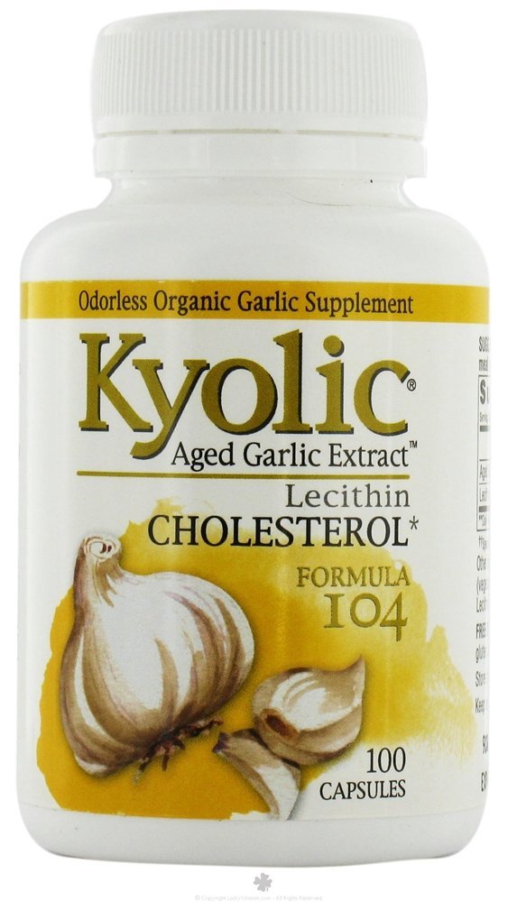 Fórmula Kyolic 104 Extracto de Alho Envelhecido com Lecithin Cápsula - 100 por embalagem - 3