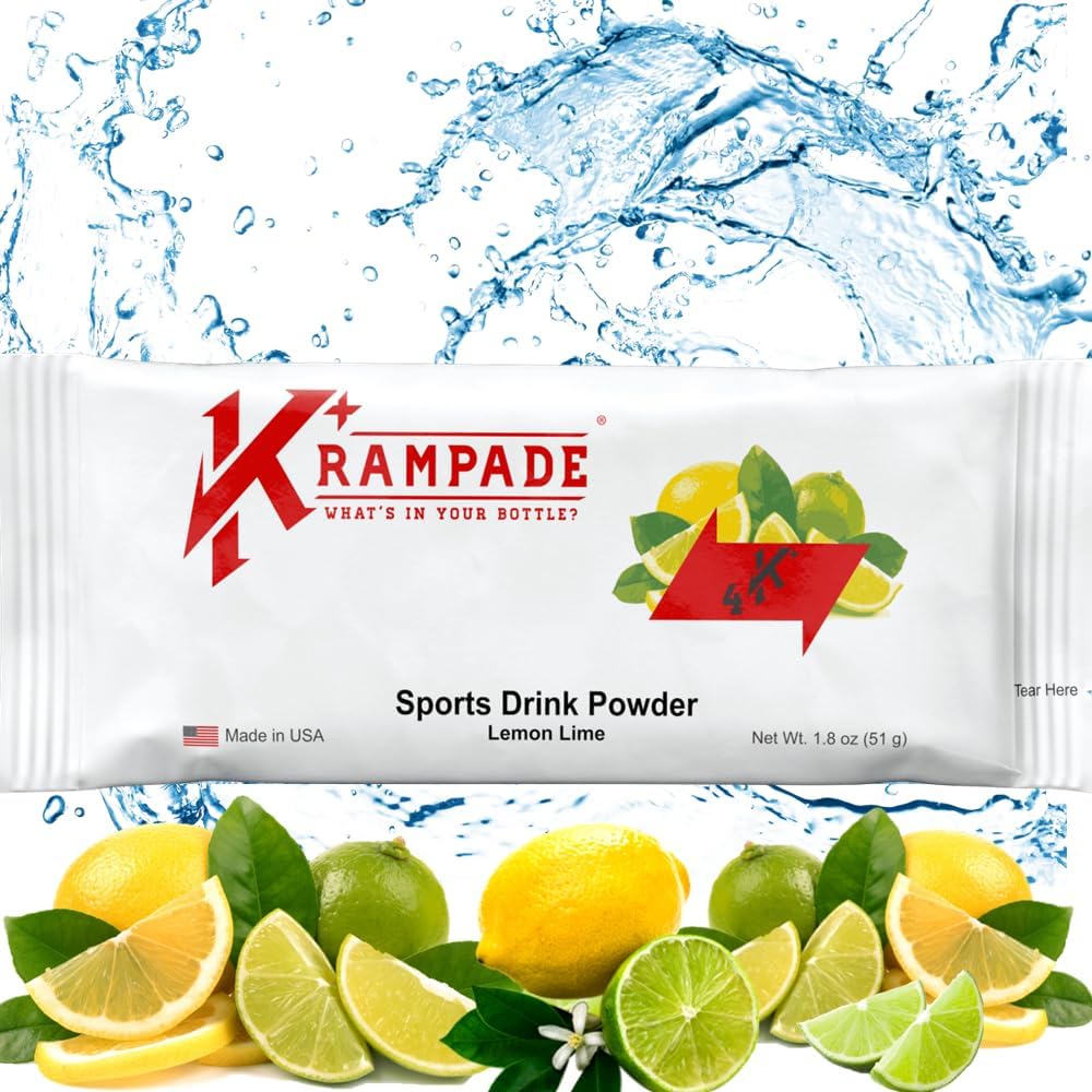 Eletrólitos Krampade Powder Potássio Suplemento - 4000 mg K+, > 4X Mais do que água de coco