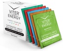 Viter Energia Menta Cafeinada 40mg Cafeína, B Vitaminas, Açúcar Livre. (Variedade, 3pcs, 5 Pack)