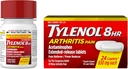 Tylenol 8 horas Artrite Dor Comprimidos com acetaminofeno para dor articular, 24 ct