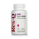 Res-Q LDL-XQ10 (anteriormente LDL-X) Arroz de Levedura Vermelha e Suplemento CoQ10,120 Cápsulas
