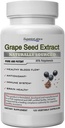 Extrato Superior de Sementes de Uva de Laboratório, 400mg, 120 Cápsulas Vegetais, 95% Polifenóis, Alto Conteúdo Antioxidante, Fluxo de Sangue Saudável, Suporta Sistema Imune e Saúde do Cérebro