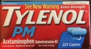 Tilenol PM Caplets de dosagem extra (225 quilates) (2 embalagens)