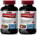 multivitamina antioxidante - ANTIOXIDANT MEGA COMPLEX 1440 MG - complexo Resveratrol, comprimidos de açaí, Trans-resveratrol, Goji pílulas de baga, cápsulas de extrato de romã, Mangosteen - 2B 120 Cápsulas