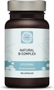 Cápsulas naturais do complexo B lipossomal com todas as 6 vitaminas B importantes (180)