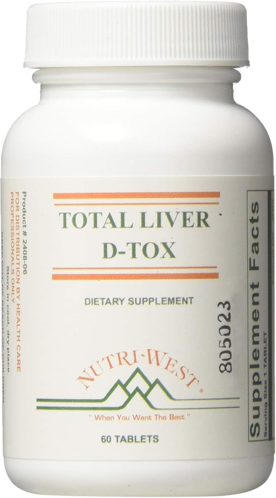 Nutri-West - Total Fígado-D-Tox - 60