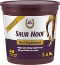 Horse Health Shur Hoof Hoof Hoof Suplemento para cavalos, Ajuda a crescer forte, duro Hooves, 2,5 libras, 40 dias de fornecimento