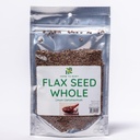 Herb To Body Flax Seed Whole - Linum Usitatissimum - Wildcrafted - 4 onças