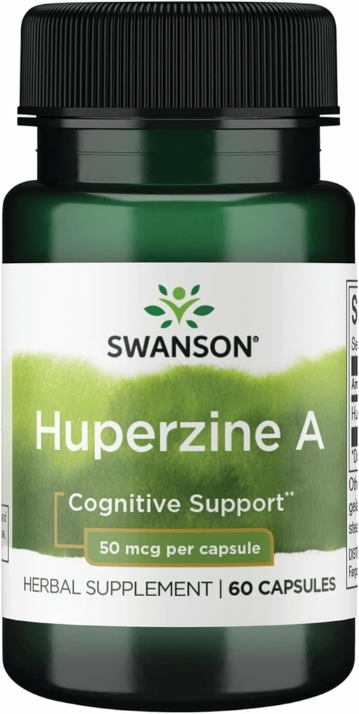Swanson Huperzina A 50 mcg 60 Cápsulas
