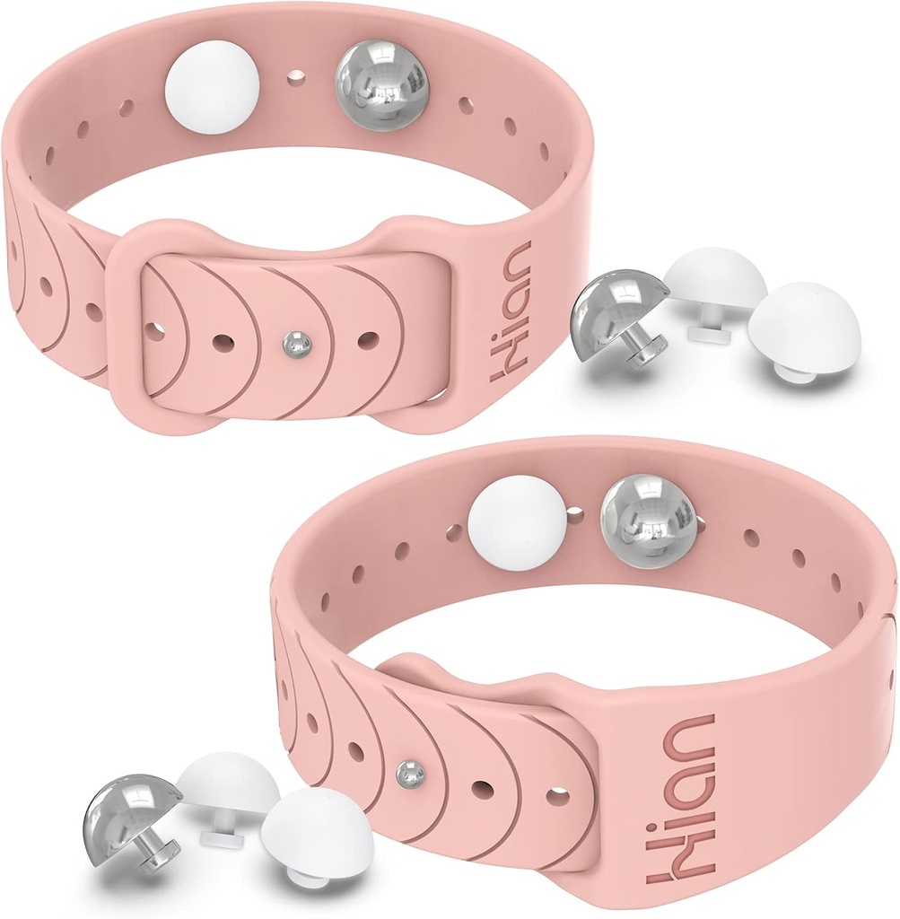 Motion Disease Bands Sea Sickness Wristbands Adjustable Acupressure Náusea pulso /,Alívio Natural de Náuseas Dores de cabeça,Insônia,Ansiedade,Ajuda ao sono,Doença matinal,Doença mental(1Pair Pink Sand