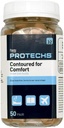 Flents Protechs Tampões descartáveis de ouvido espuma, Contoured para o conforto, Ideal para o trabalho, Barulho alto, Máquinas pesadas, Construção, Estudo, Tiro e Viagens, NRR 32, Bege, Fácil de usar, 50 Pair