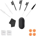 Fitunry 52-Piece Aparelhos auditivos Kit de limpeza Acessórios Ajuda auditiva portátil Tamanho do bolso do bolso com ferramentas de escova de limpeza, Cápsulas secas, Toalhas de áudio, pano de veado e ajuda auditiva caso de viagem (Pequeno)