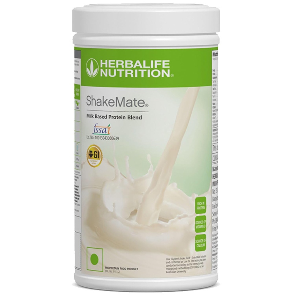 Herbalife Nutrition ShakeMate - Mistura de proteína baseada em leite - 500 gramas