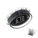 Lashify Gemini 10 milímetros Gossamer Lashes em preto, fácil DIY Falso Cílios para um olhar volumosos, Wispy e brincalhão