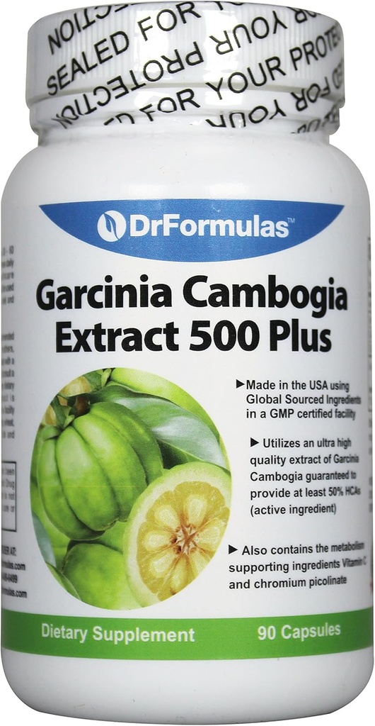 DrFormulas Garcinia Cambogia Extract 500 Plus, 90 Cápsulas