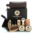 Beard Care Kit Presentes para Homens, 9 Pcs Beard Grooming Kit, Beard Club Kit é um exclusivo presentes masculinos para o pai marido namorado, aniversário do pai aniversário casamento Natal presentes idéias para ele chefe