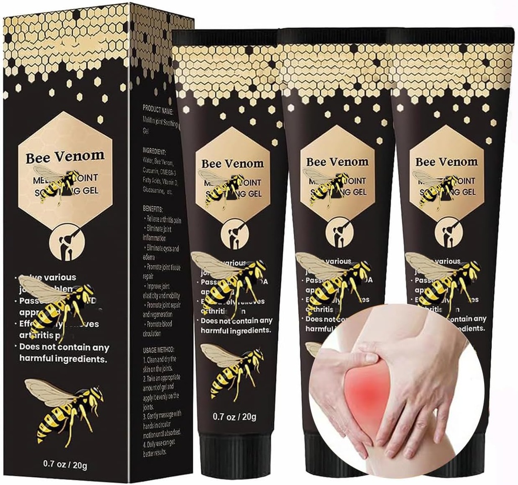 Creme de alívio de veneno de abelha, comum & muscular calmante Bee Venom Creme, Newzealand Bee Venom Gel (B)