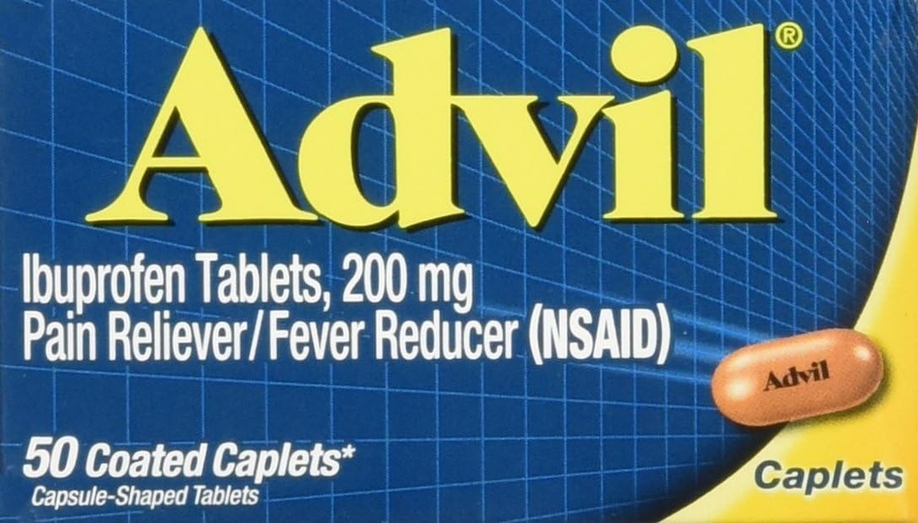 Advil Caplets,200mg,50ct