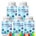 Quercetin Gummies - Quercetin com bromelina Vitamina C + Zinc Vitamina D3 – Chewable Quercetin 900mg Suplementos - Quercetin para Crianças e Adultos (5)
