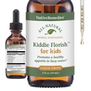 Remédios nativos Kiddie Florish - Todos os suplementos naturais de ervas promove um apetite saudável em comedores picaretas - 59 mL
