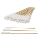 6 Polegadas Longas Cotton Swabs de média e grande orelhas de animais de estimação Limpeza ou maquiagem 100pcs