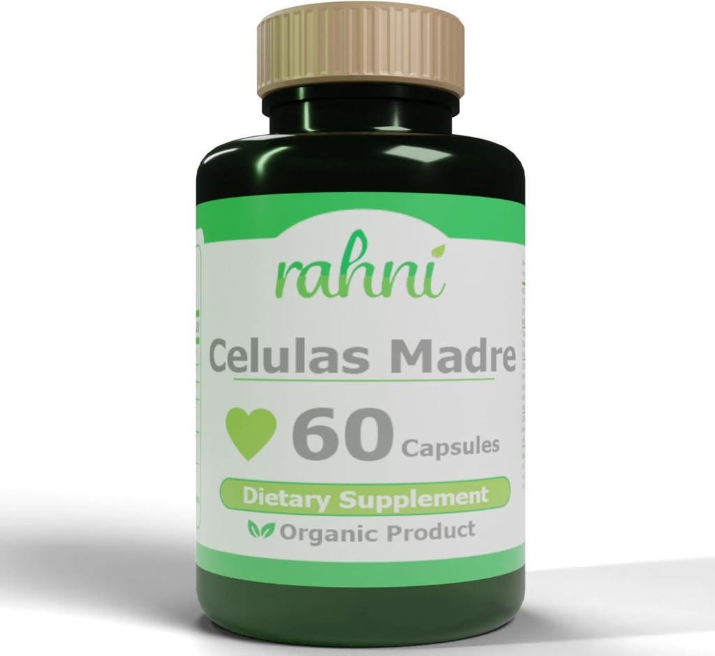 Celulas Madre, Enhancer de células estaminais, Não-GMO, Anti envelhecimento, espirulina 200mg, Células de reposição, 60 Cápsulas