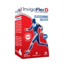 INVIGOFLEX® D - 1500mg de Sulfato de Glucosamina (Formulação Clássica) - Suplemento Conjunto Premium para Joelhos, Mãos, Costas e Hip Suporte D: Sulfato de Glucosamina, Caplets - 60 Ct