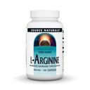 Fonte Naturals Forma livre L-Arginina, promove circulação aumentada* - 500mg - 100 Cápsulas