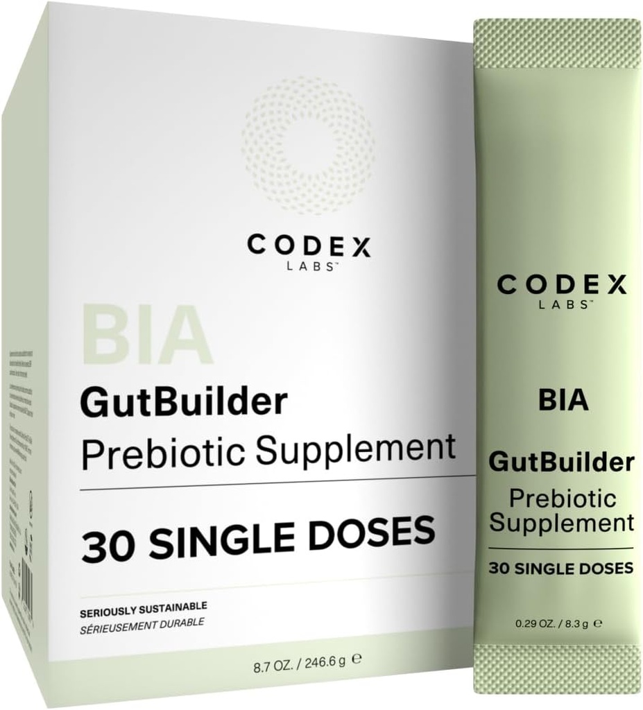 Prebióticos para saúde digestiva e suporte do sistema imunológico – Fibras dietéticas, antioxidantes e superalimentos para a resistência da barreira da gut & equilíbrio do microbiome da gut