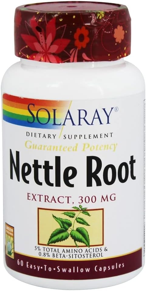 Extrato de Raiz de Nettle Solaray 60 VegCap