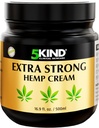 5kind Extra Strong Hemp Cream 16,9 fl oz- Força máxima - Alivio calmante natural - Esfregamento muscular para parte inferior das costas, articulações, pescoço, joelhos e ombros - creme de cânhamo de força máxima