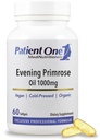 Patient One Evening Primrose Oil 1000mg Suplemento para apoiar a pele saudável e conforto conjunto*
