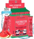 KEY NUTRIENTS Electrolytes Powder Packets - Refrescante Melancia 40 Pack Pacote de Hydration Packets - Travel Hydration Powder - Made in USA - No Sugar, Sem calorias, Gluten Free