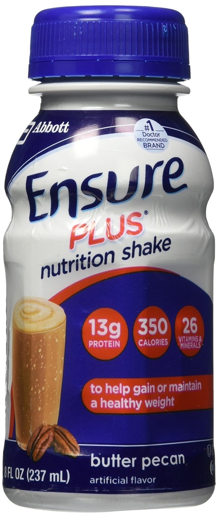 Certifique-se de Shake Plus Nutrition Butter Pecan Flavor (pacote de 6)
