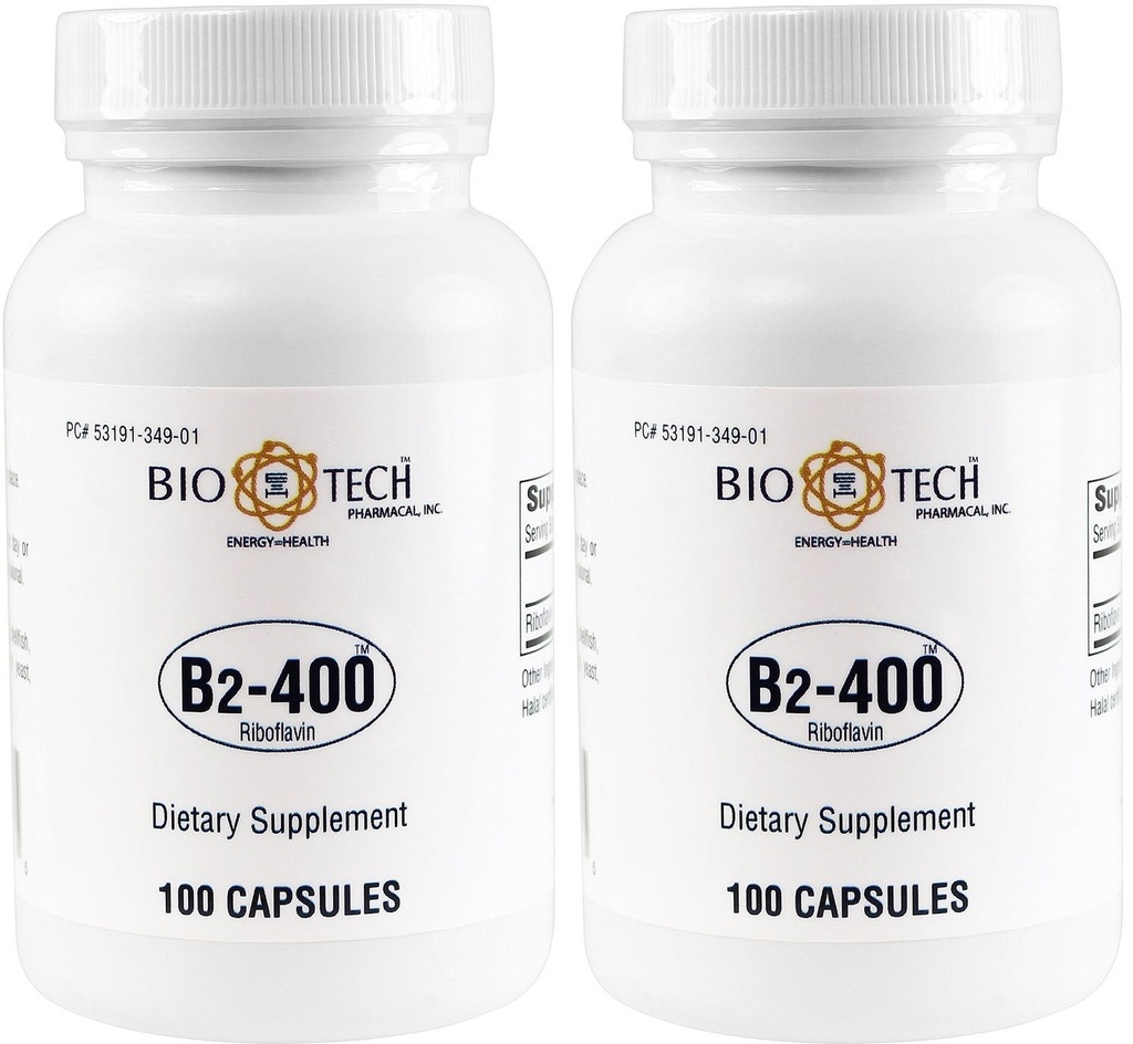 Biotech Pharmacal B2- 400 Riboflavina 100 x 2
