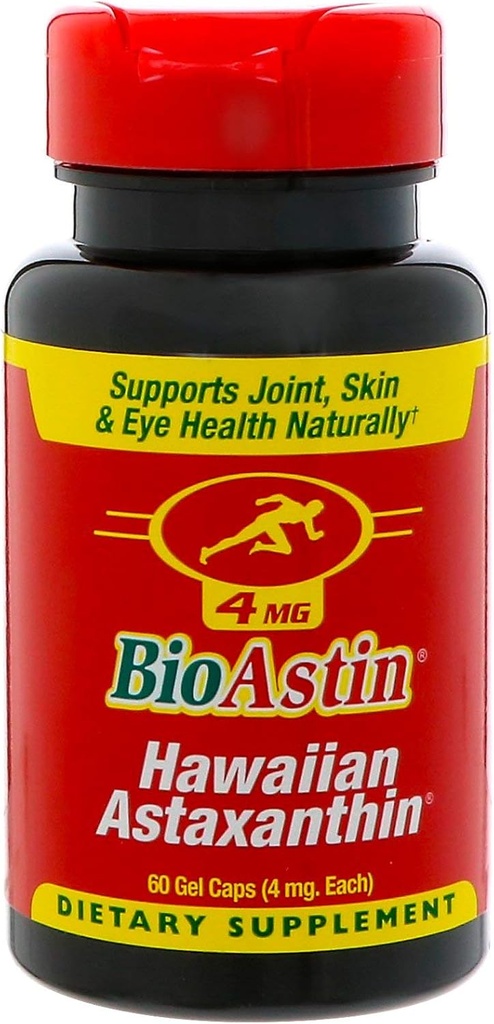 BioAstin Havaiana Astaxantina Antioxidante 4 MG (60 Cápsulas Gel)