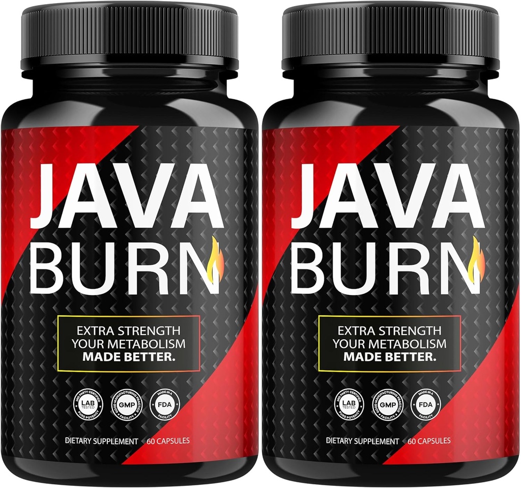 (2 Pack) Cápsulas Java-Burn, Resenhas de comprimidos Java-Burn, Café Java-Burn, Fórmula avançada, 120 comprimidos para 2 meses