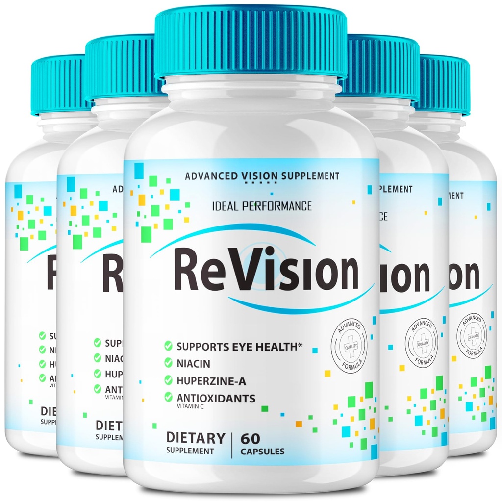 DESEMPENHO IDEAL (5 Pack) Revisão Suplemento ocular comprimidos Visão avançada 2.0 Cuidados Oculares Cápsulas Vitamina Complexo Pro (300 Cápsulas)