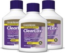 Bom senso ClearLax, Polietileno Glicol 3350 Pó para Solução, Laxante Osmótico, 53.7 Oz, pacote de 3