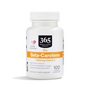 365 por Mercado inteiro de alimentos, Beta-Caroteno de alta potência, 7500mcg Vitamina A, 100 Cápsulas Vegan