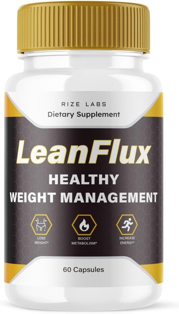 Rize labs LeanFlux - Lean Flux Perda de peso para aumentar os níveis de MTD, Leanflux Reviews Não-GMO Fácil de engolir suplementos comprimidos, ganhar Brown Adipose Tissue BurnFat (60 cápsulas)