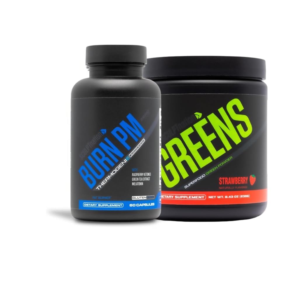 Sculpt Nation por V Shred Burn PM e Premium Greens Strawberry Bundle