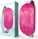 Almofada de aquecimento portátil Slimpal para Cãibras de período, elétrica de volta sem fio cintura barriga almofada de aquecimento para alívio do crânio menstrual, recarregável cinto de calor presentes para sua mulher mulher mulher, rosa escuro