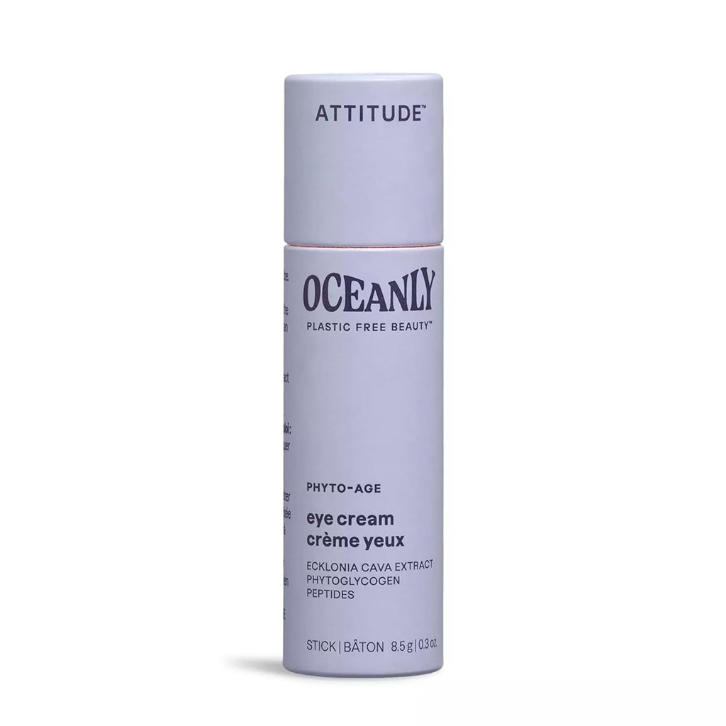 ATITUDE Oceanly Eye Cream Stick, EWG Verificado, Sem plástico, Ingredientes com base em plantas e minerais, Vegan e Cruelty-free Beauty Products, PHYTO AGE, Unscented, 0.3 Ounce