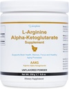 Simplesa AAKG Arginina pó, L-Arginina Alpha-Ketoglutarato Suplemento, 2000mg por serviço, Suporta a saúde do cérebro, memória, foco e saudável processos de envelhecimento, 250g de pó Suplemento