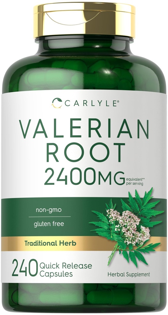 Carlyle Valerian Raízes Cápsulas 2400mg Contagem 240