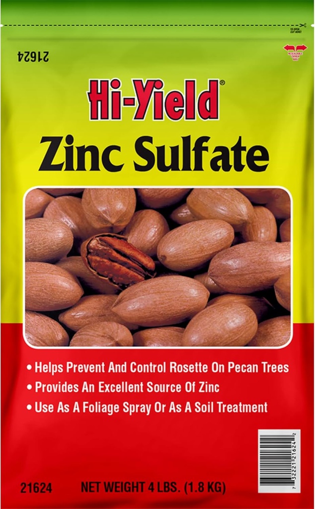 Hi-Yield (21624) Sulfato de zinco (4 lbs.)